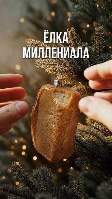 Ёлка миллениала 🌲 
.
#ии #нейросети #нейровидео #ai #aivideo #asmr #aiasmr #миллениалы #елка2026