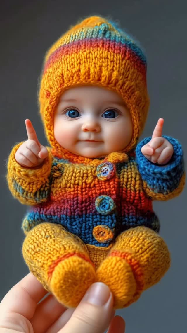 AI-made Sweet little baby 👶 Classic Cuteness 🥰 #cutebaby #babyreels #babiesofinstagram Funny Baby Videos
Note: This baby is not real — we made this video with AI.