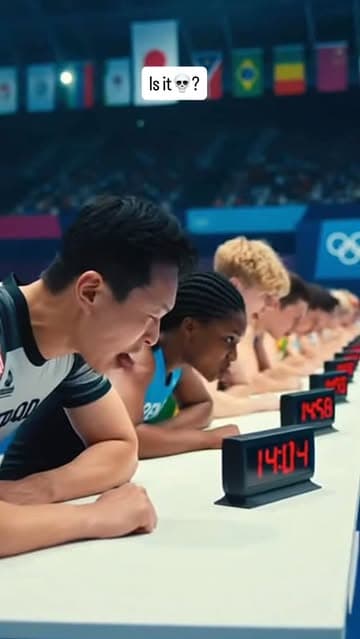 Indians wins in Tongue inside out competition in Olympics 🤣 #olympics #sora #iit #jee #fblifestyle