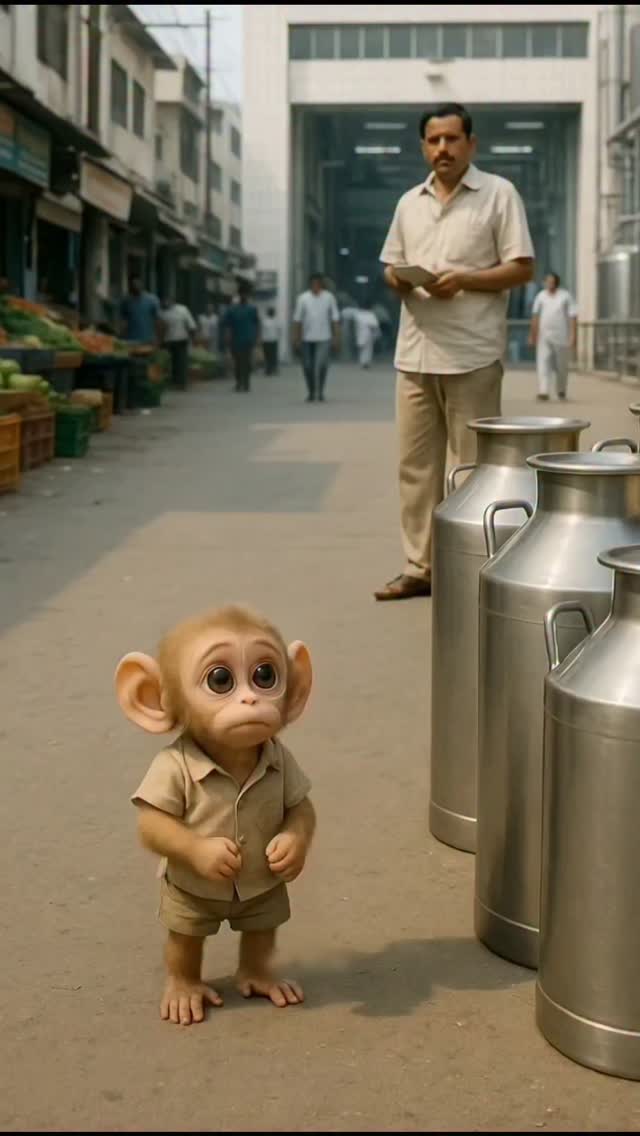 Monkey Sad Status 💙🥹! (AI Video)

#explorepage #explore #cartoon #animation #viralreels