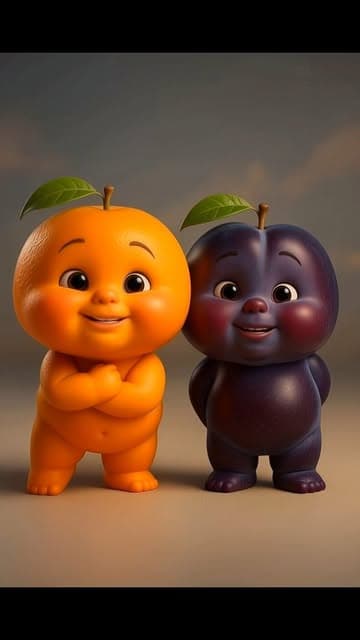 Little orange and plum version 🔥🔥

Wait for the drop! 🍊✨ Our little friends orange and plum couldn’t resist the Kuttumma Kuttu trend! 💃

This song is officially stuck on repeat in the fruit bowl. How many times did you watch this? 🔄

#KuttummaKuttu #CuteBaby #SingingToddler #ViralKids #KuttummaKuttuCover

Music: Kutuma kutu mix by Gevorg Mheri 

AI-generated content