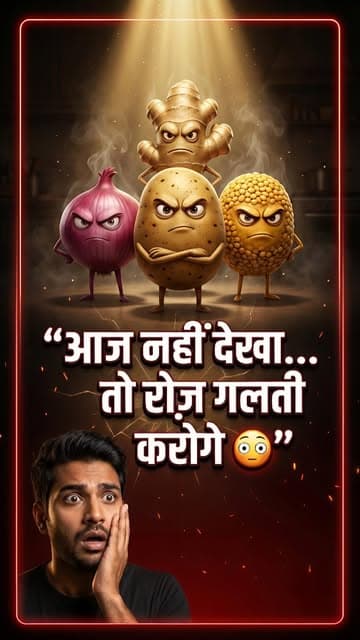 भूलकर भी ये गलती मत कर देना 🤯
.
.
#kitchenhacks #potato #onion #aivideos #cookingtips