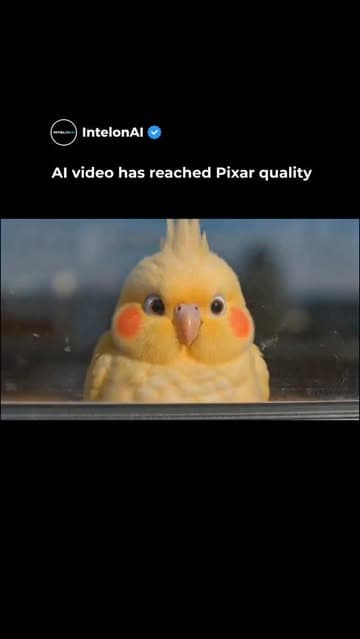 Damn… AI video just hit Pixar quality 😱 

This wholesome little cockatiel adventure is straight out of a movie — from sassy street vibes to rainy tree-house rescues and a heart-melting baby-bird hug fest at the end. The animation, lighting, feathers, expressions… it’s unreal how far AI has come! 

Who else is ready for AI-generated cartoons becoming the new normal? 

Drop a ❤️ if this made you smile! 

Video by - Aleena on X

#AIVideo #Pixar #AIAnimation #FutureOfAnimation #ai