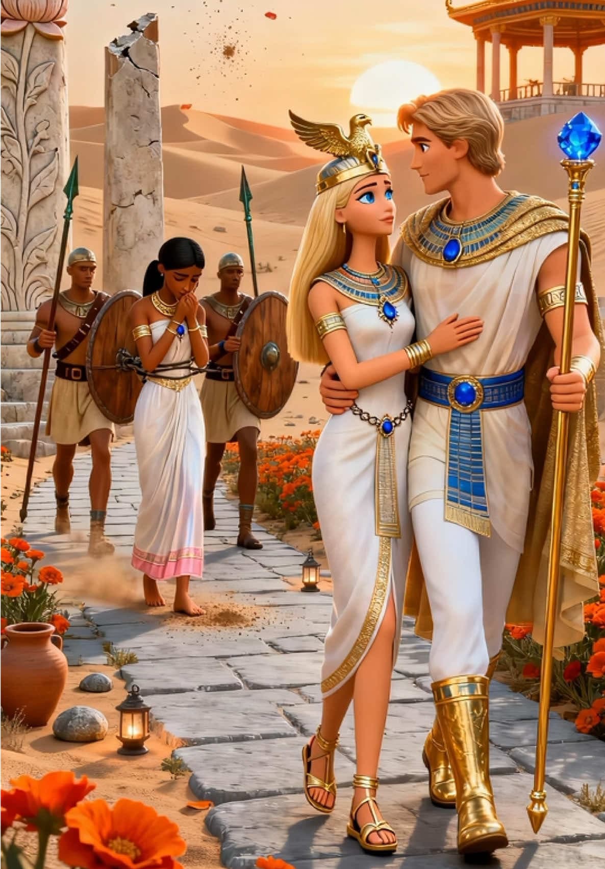 Desert Spell: The Princess's Revenge#barbie #barbieandken #aivideos #aicat #aibarbie 