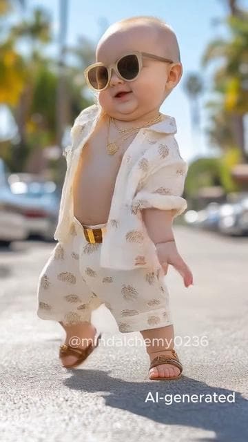 Cute baby cool dance 😂 #cute #cutebaby #bossbaby #babydance #ai 