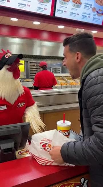 Raising Canes #ai #sora #fyp #funny #chicken