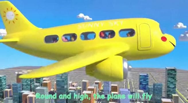Cocomelon plane song #sora #ai 
