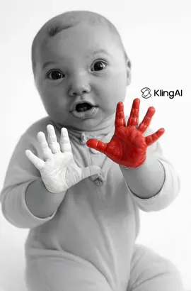 Colormixing trend made with @KlingAI Motion Control 2.6 #KlingAI #AIvideo #aibaby #colormixing 