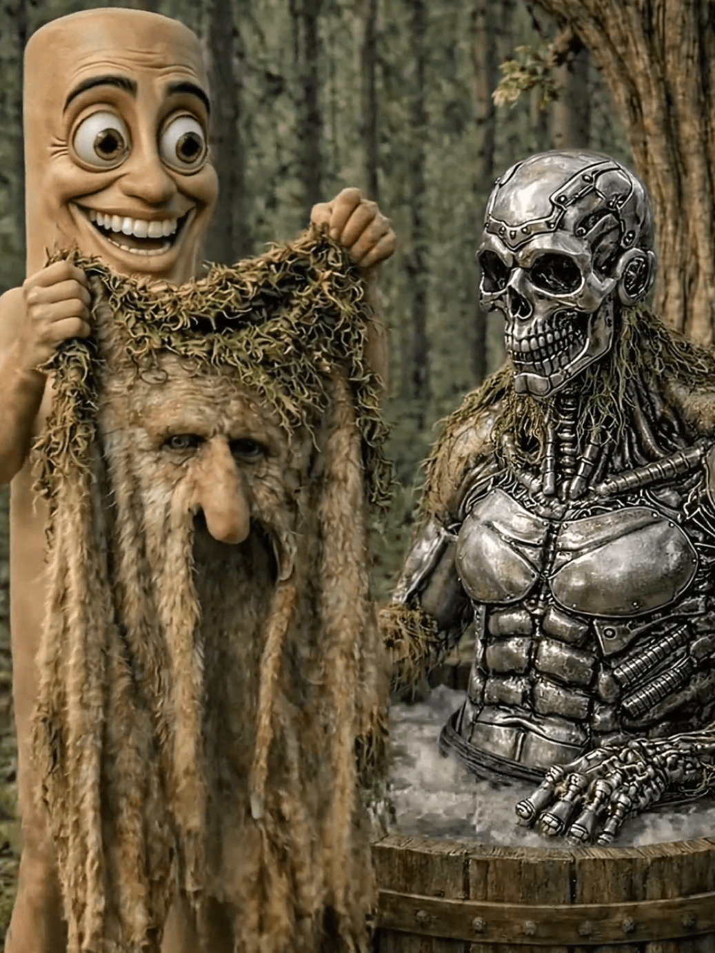 Tung Tung Sahur visiting Brr Brr Patapim #Tralalerotralala#italianbrainrot#tungtungtungsahur