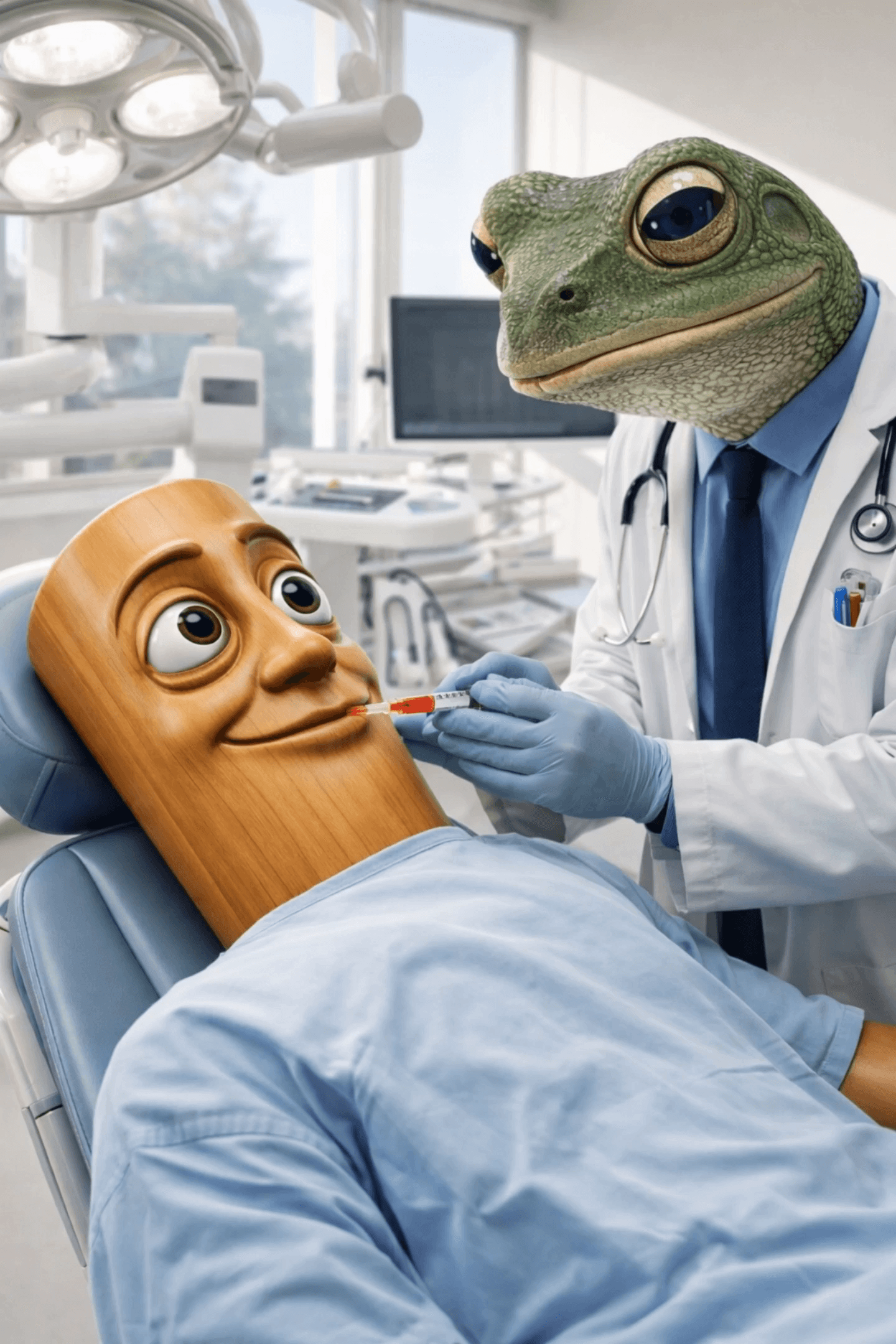 Tung tung gets nice lips #italianbrainrot #tungtungtungsahur #tralalerotralala