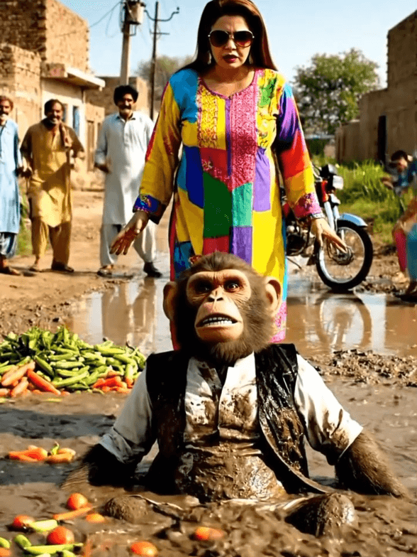 Sabzi Le Loo #viral  #foryoupage  #aivideos  #monkeyvideos  #chillbandar 